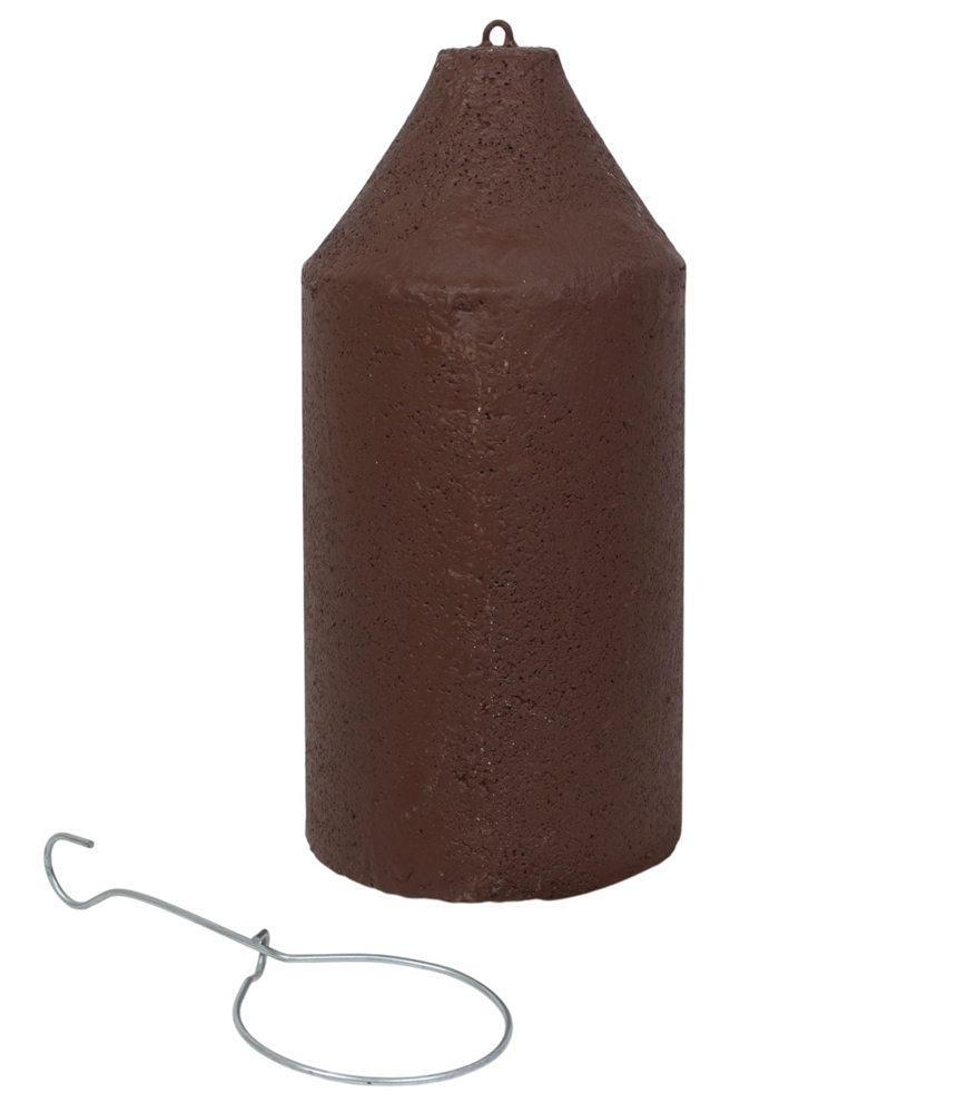 Naturschutzprodukt Nisthöhle Satz 2 Statz Typ 2M freihängend FG Nisthilfe Flugloch 20x55 mm in braun