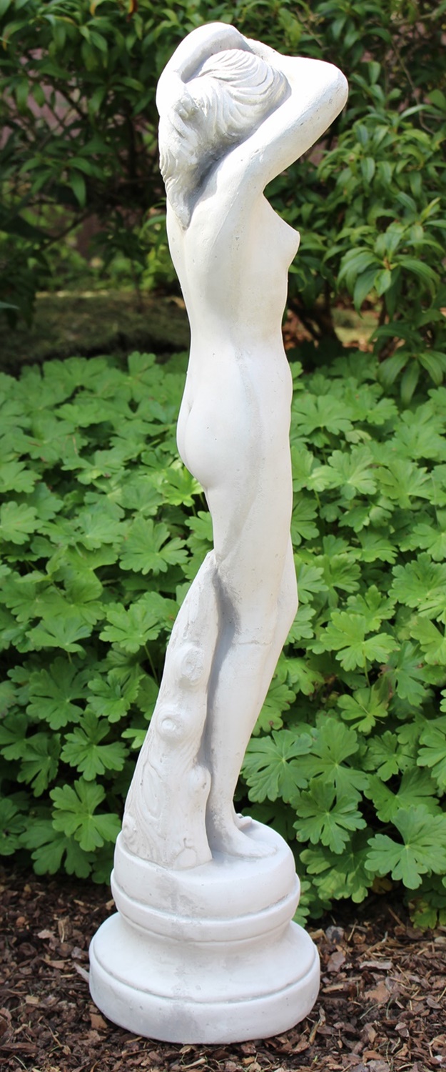 Beton Figur Statue junge Frau Skulptur Frauenakt H 66 cm Frauenakt Dekofigur Gartenskulptur