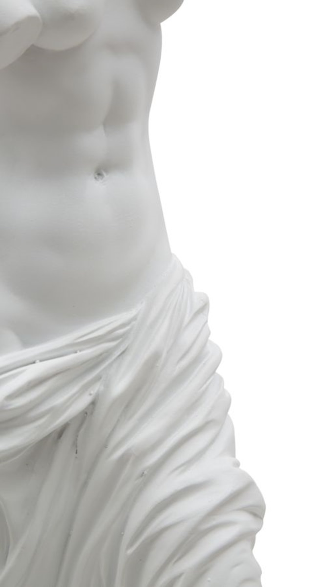 Dekofigur klassische römische Frauenskulptur Replikat Venus von Milo Statue weiß H 49 cm