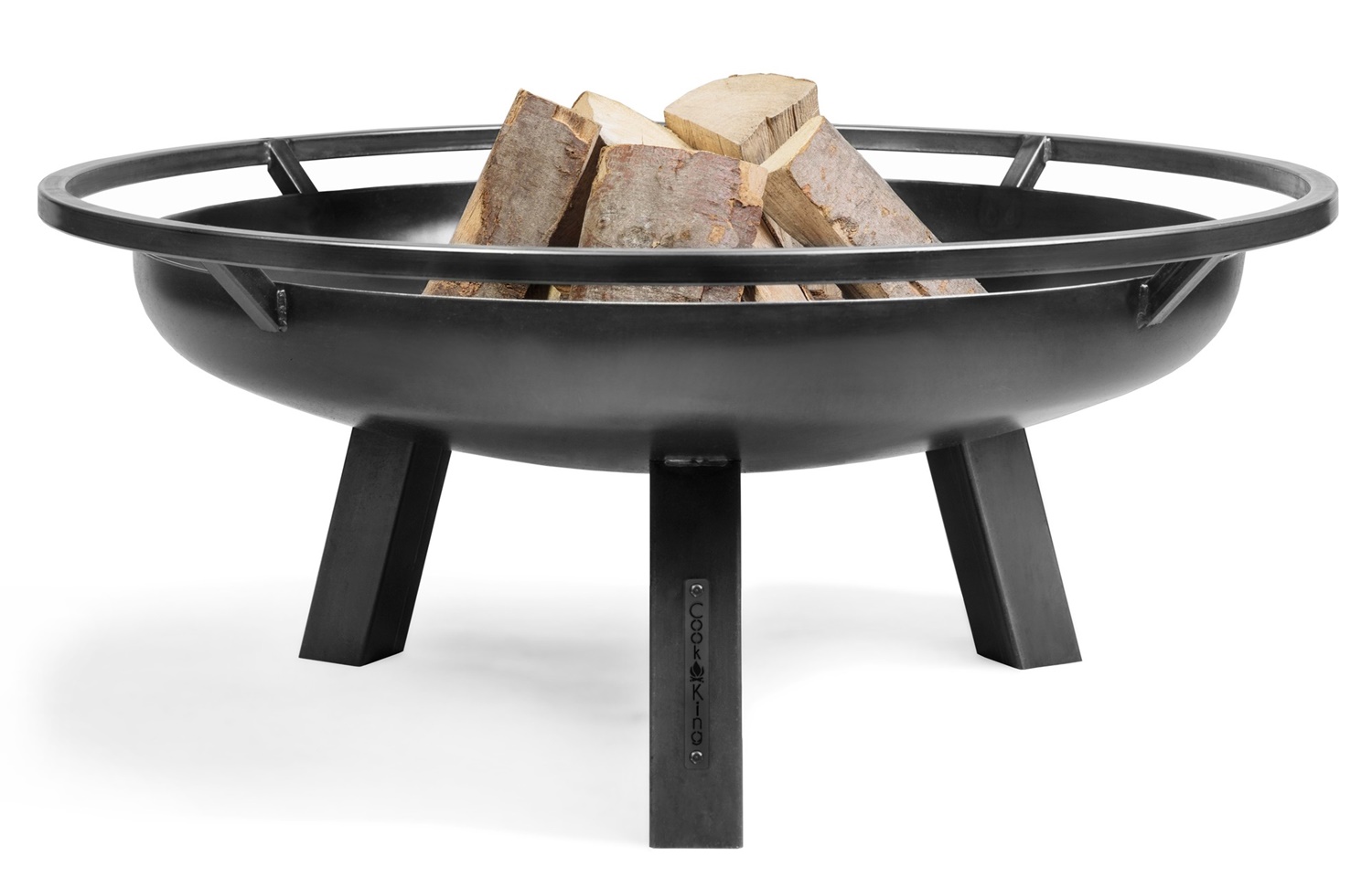 Feuerschale "Porto" Ø 60cm Feuerstelle für den Garten aus Stahl Feuerkorb als Wärmequelle oder Grill