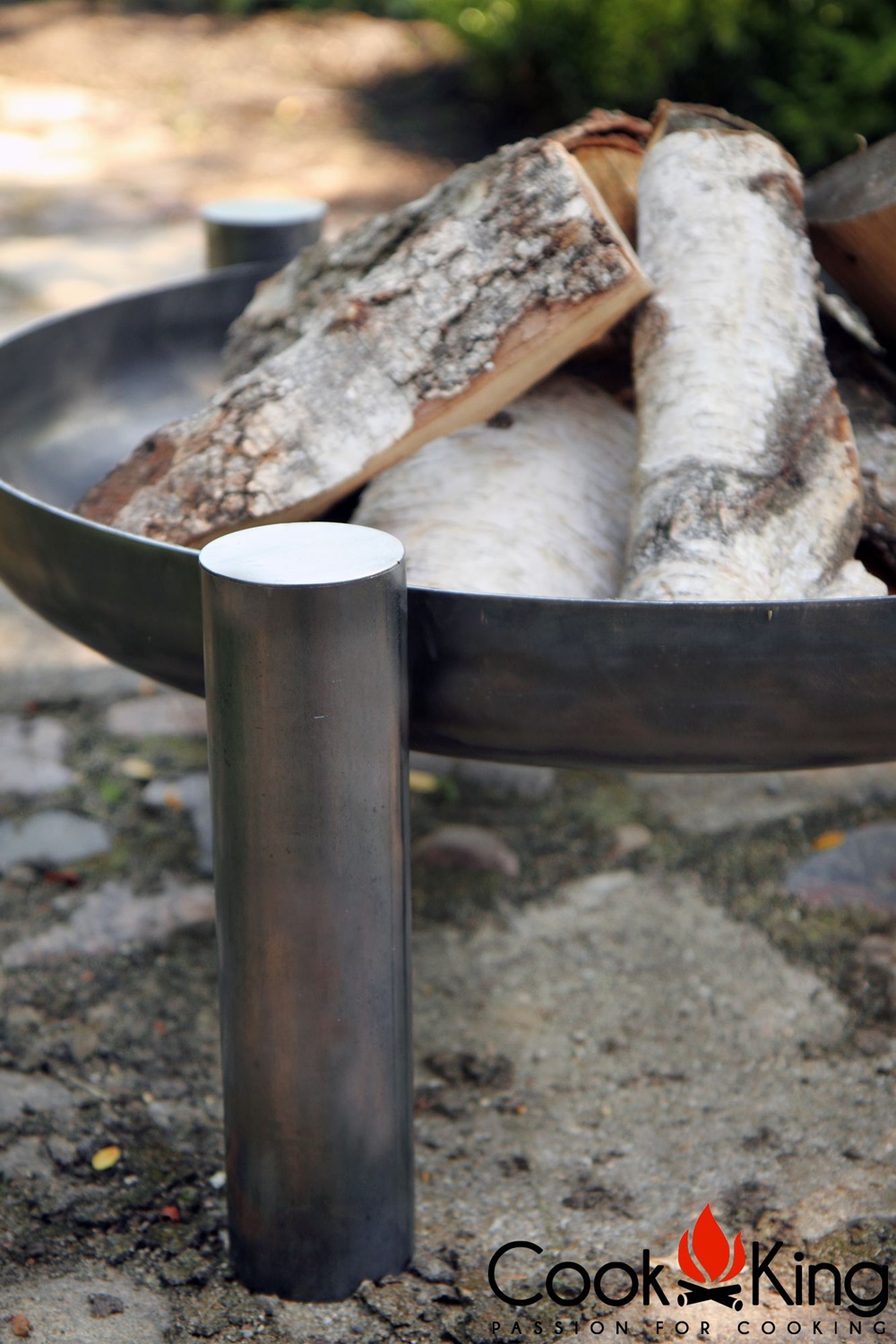 Feuerschale "Palma" Ø 70 cm Feuerstelle für den Garten aus Stahl Feuerkorb als Wärmequelle oder Gril