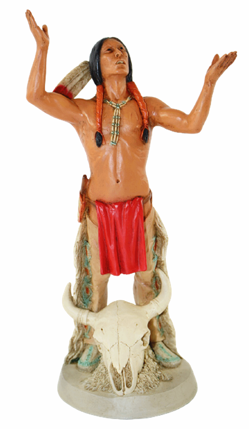 Indianerfiguren Indianer berühmte Häuptlinge Anführer H 20-23 cm 5-er Satz Castagna Limited Edition