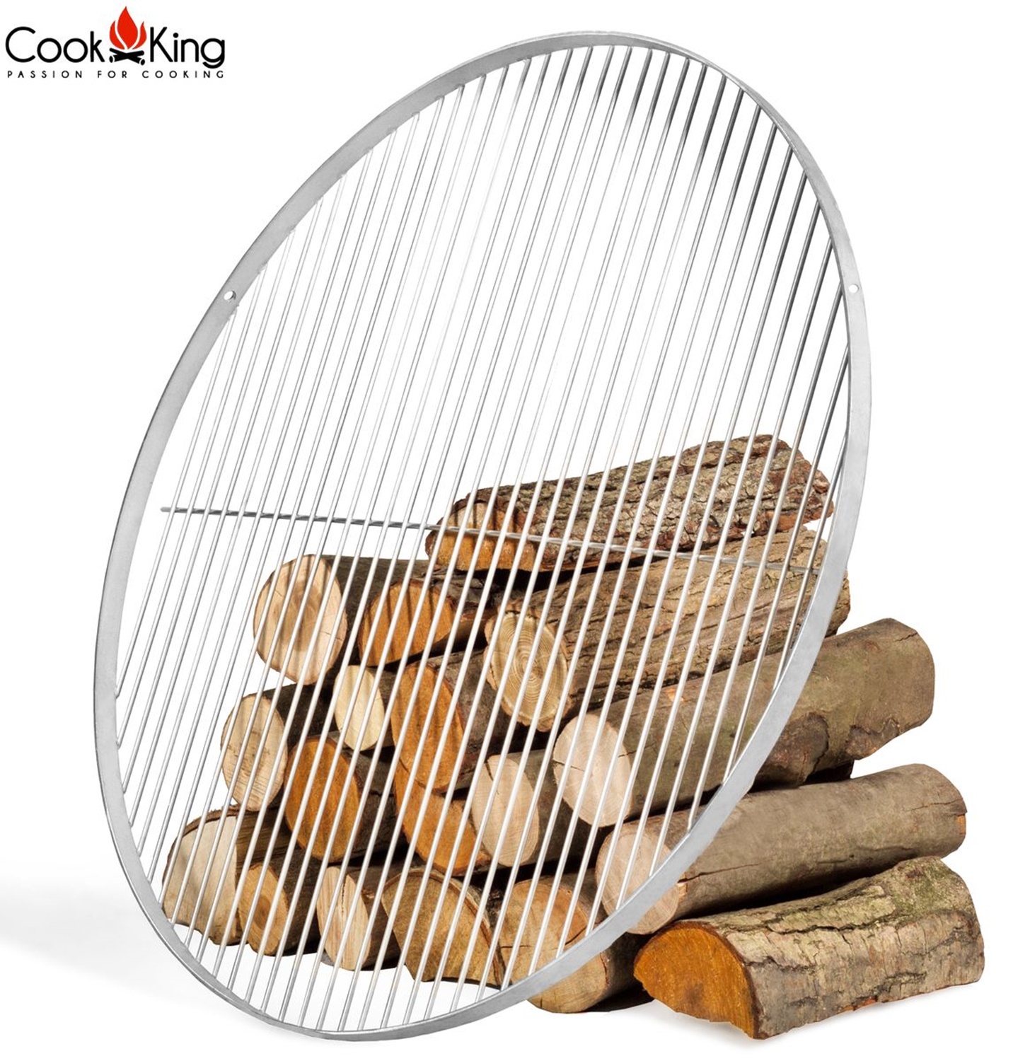 Schwenkgrill H 200 cm mit Grillrost Ø 80 cm aus Edelstahl Dreibein Grill Tripod Grillständer