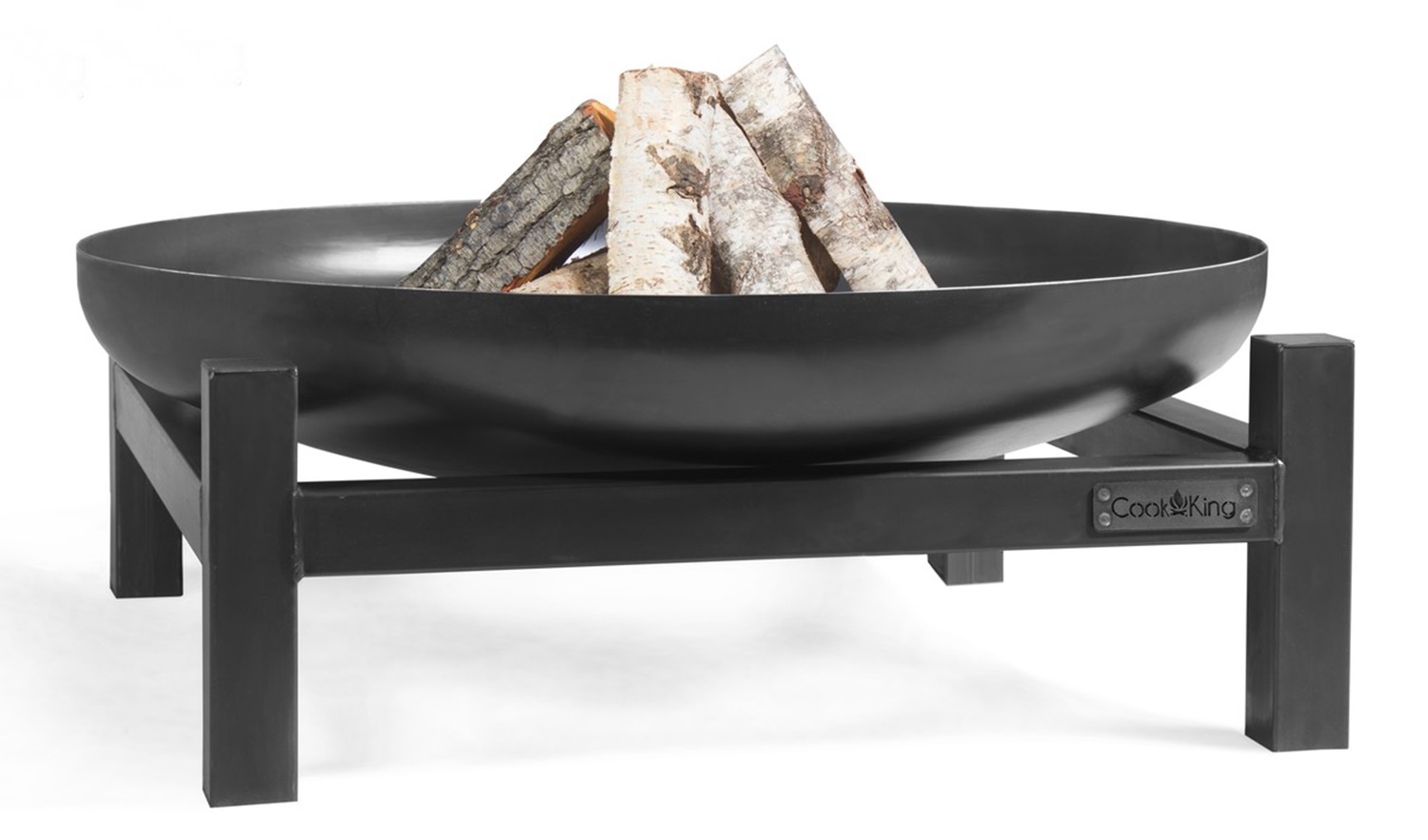 Feuerschale "Panama" Ø 80 cm Feuerstelle für Garten aus Stahl Feuerkorb als Wärmequelle oder Grill
