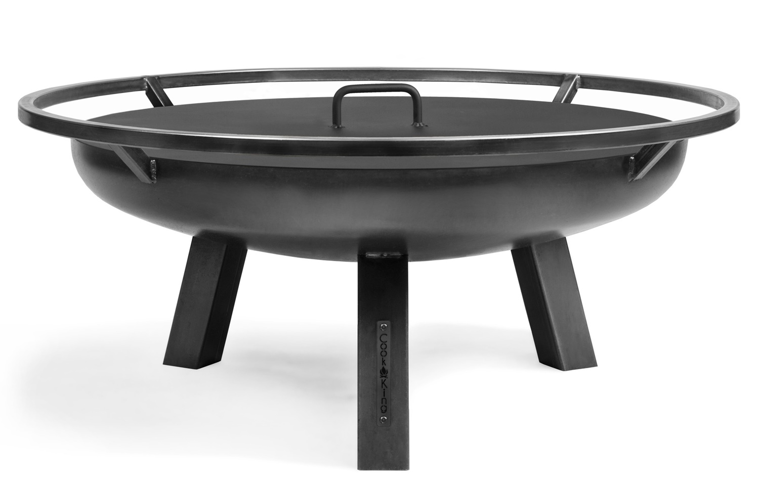 Feuerschale "Porto" Ø 70cm Feuerstelle für den Garten aus Stahl Feuerkorb als Wärmequelle oder Grill