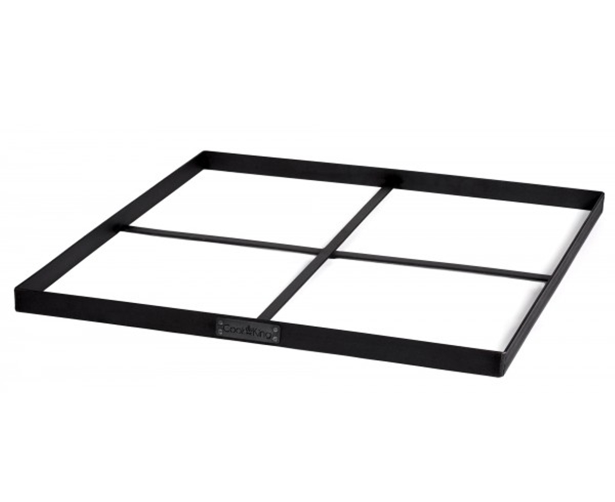 Quadratische Feuerschalenbasis für Dekosteine 80x80 cm Bodenschutz für Feuerschale oder Feuerkorb