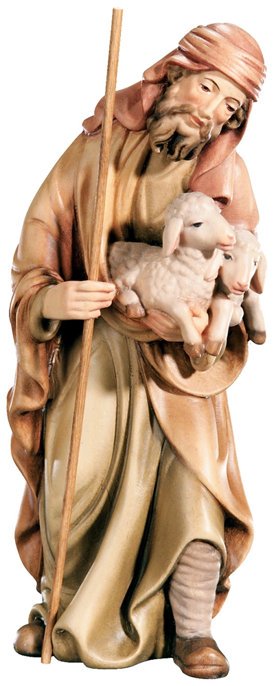 Krippenfigur Matteo Kollektion Hirte Holzfigur Holzstatue Statue aus Ahornholz