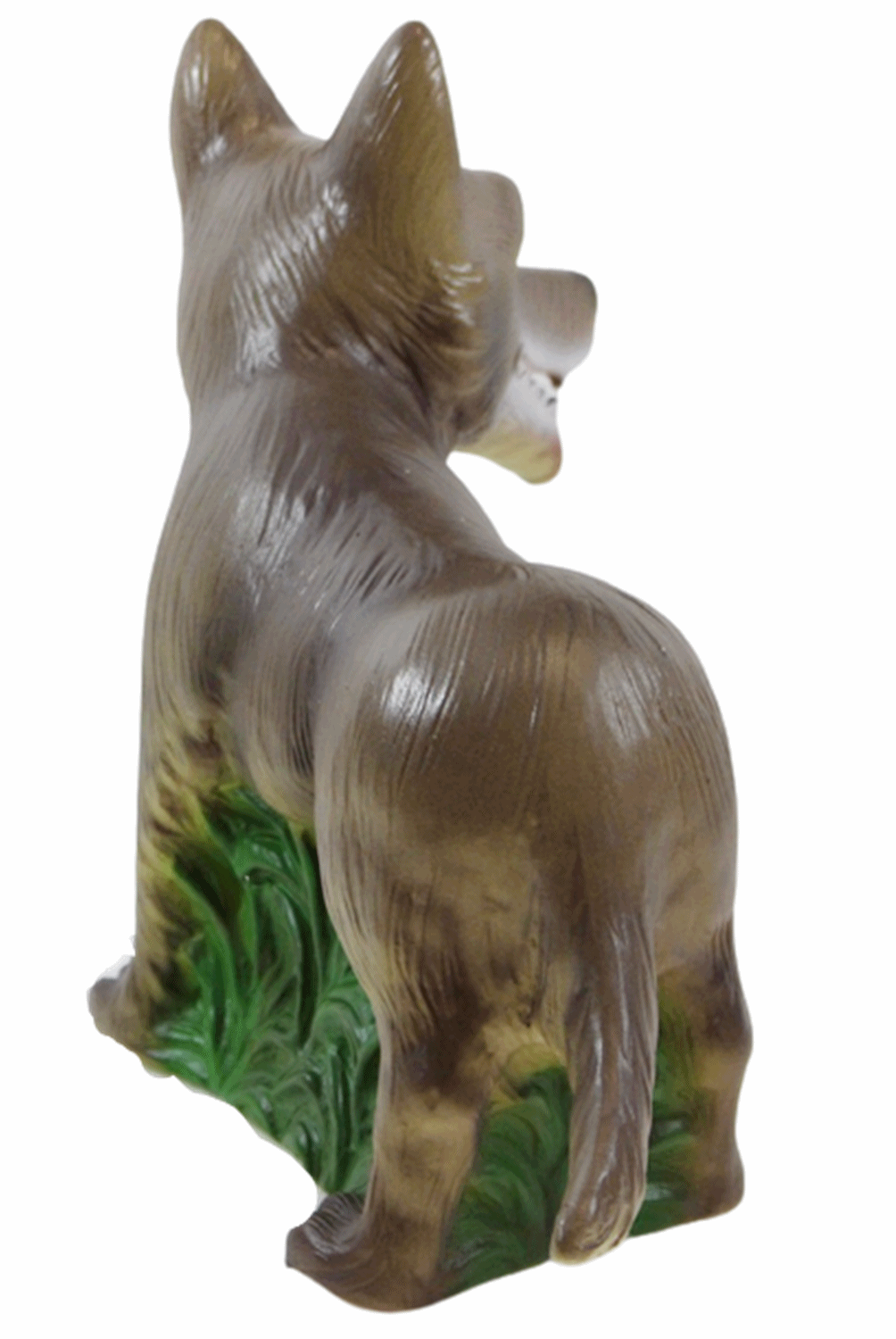 Deko Figur böser Wolf Gartenfigur und Märchenfigur Wolf H 20,5 cm stehend aus Kunststoff