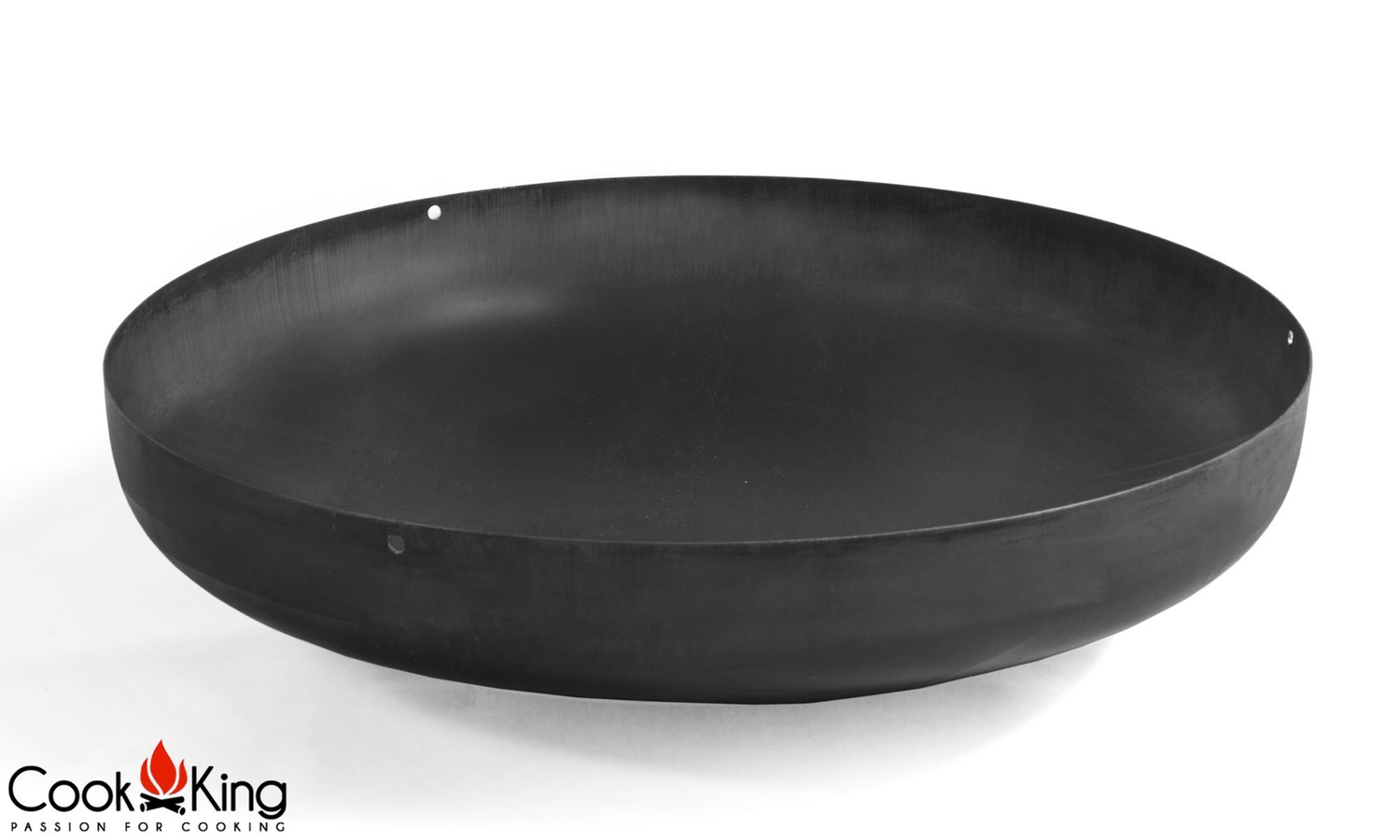 Dreibein H 200 cm mit Wok Ø 60 cm aus Stahl Wok Grill Tripod Schwenkgrill Grillständer