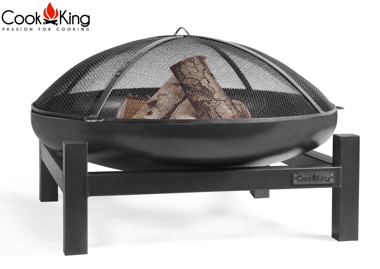 Feuerschale "Panama" Ø 60 cm Feuerstelle für Garten aus Stahl Feuerkorb als Wärmequelle oder Grill