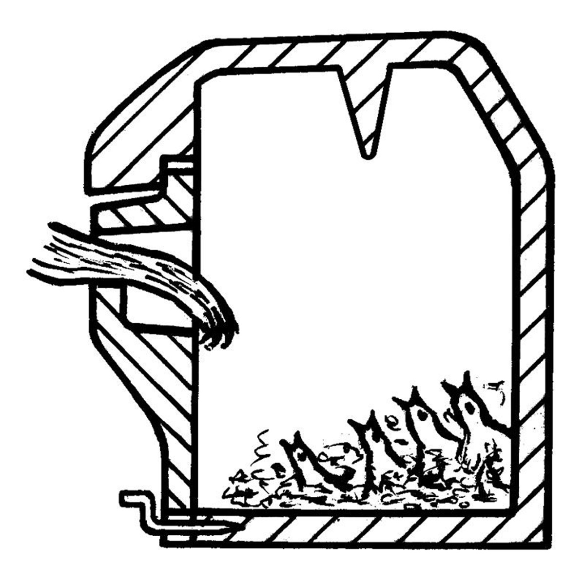 Naturschutzprodukt Nisthöhle Typ 2GR oval braun Flugloch 30 x 45 mm Nisthilfe Katzen- Marderschutz