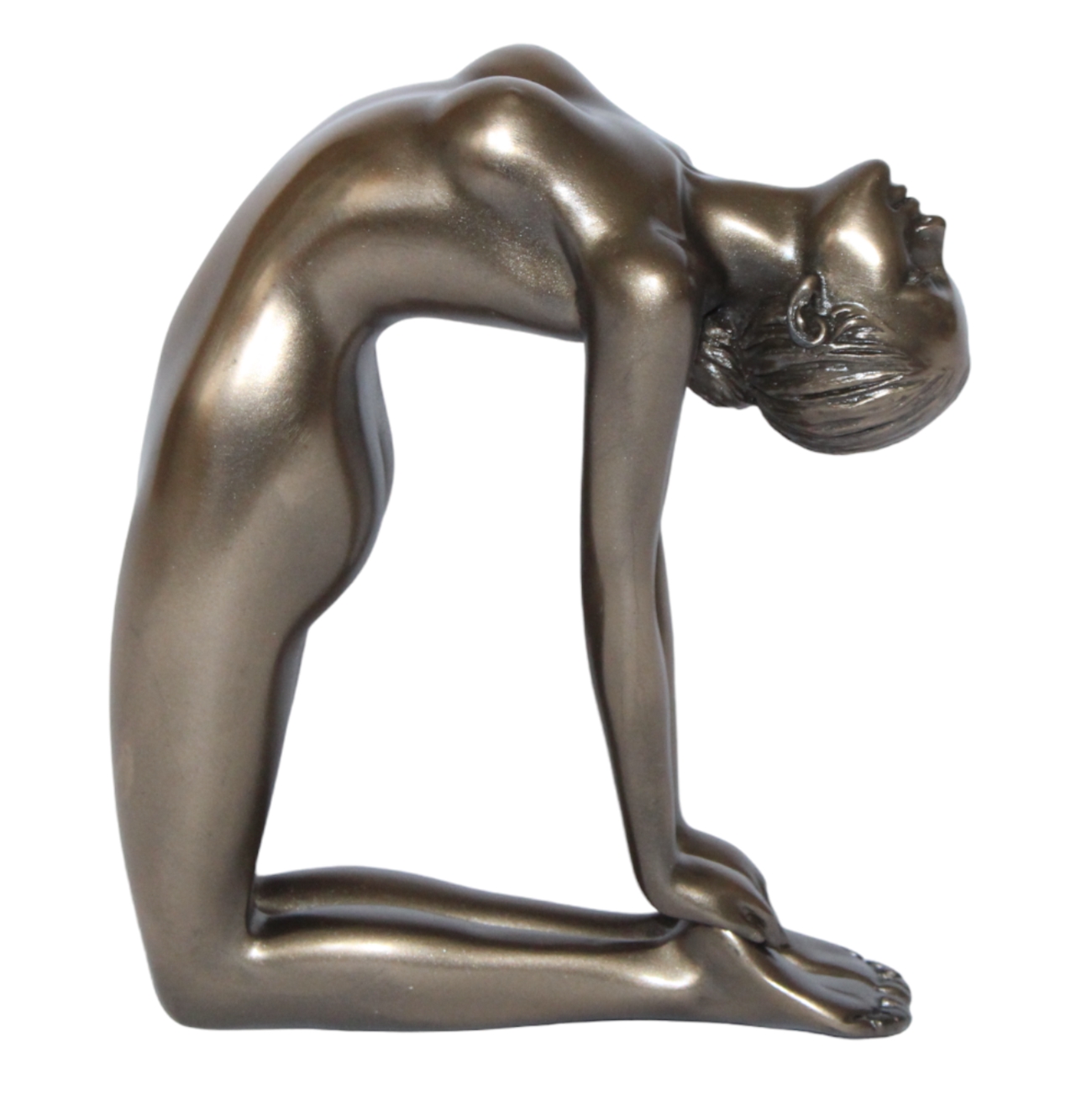 Deko Figur Body Talk Kollektion Yoga Ustrasana Kamel Pose Frau H 13 cm Skulptur Figur