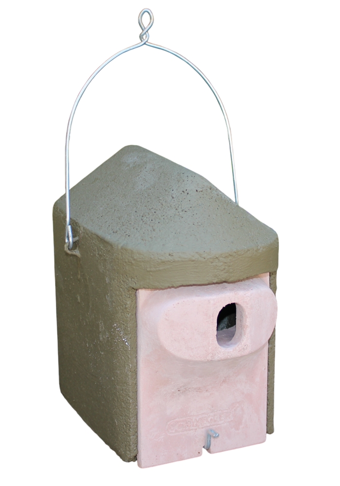 Nisthöhlen Set in Grün 3 Vogelhöhlen Nisthilfen für kleine Gartenvögel Artenschutz & Naturschutz