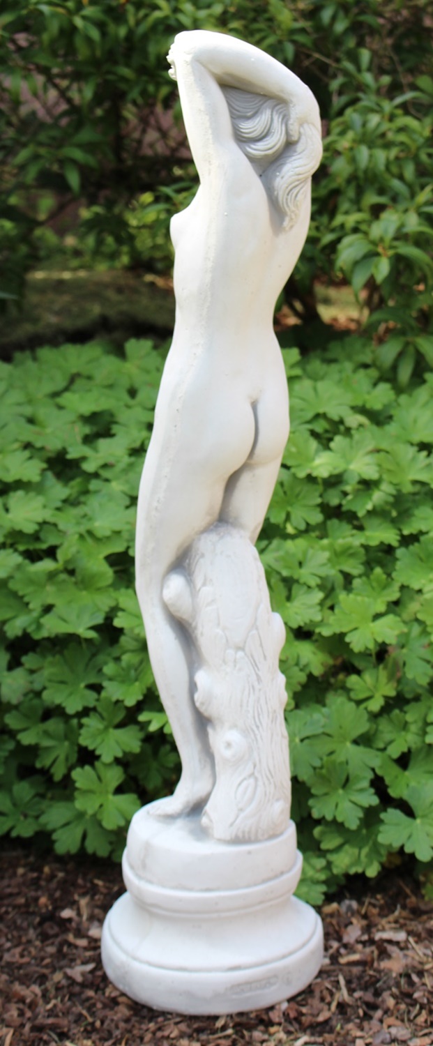 Beton Figur Statue junge Frau Skulptur Frauenakt H 66 cm Frauenakt Dekofigur Gartenskulptur