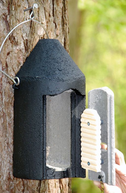 Naturschutzprodukt Fledermaushöhlen 2F Satz 2 Stück mit doppelter Vorderwand Artenschutz Produkt