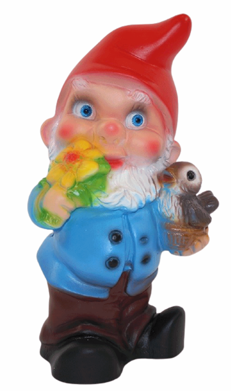 Deko Figur 7 Zwerge H 19-20 cm Gartenfiguren sieben Zwerge stehend Gartenzwerge als Satz sortiert
