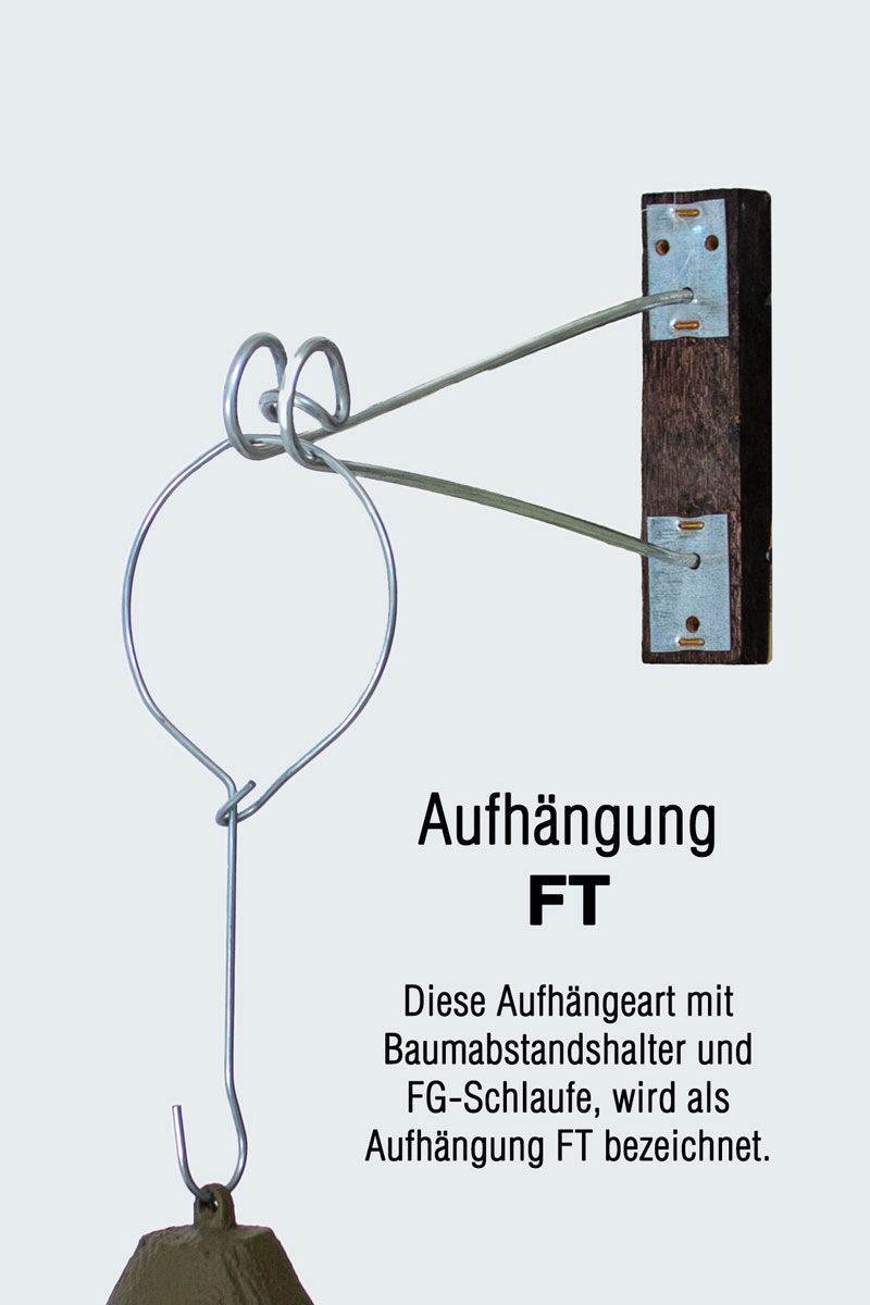 Naturschutzprodukt Nisthöhlen Satz 2 Stück Typ 2M Vogelhöhle freihängend FT Nisthilfe Flugloch 32 mm